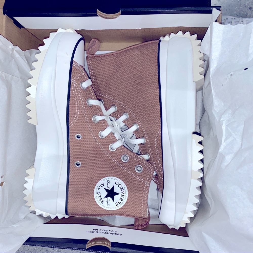 Men’s Converse Tonal Marble Run Star Hike Sneakers - Picture 2 of 13